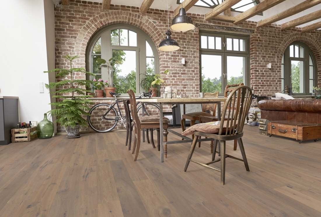 Parkettboden mit Fußbodenheizung