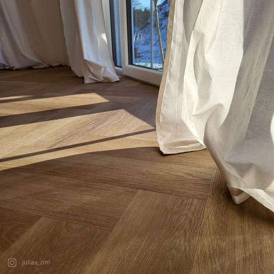 »Eiche Oleander« Fischgrät Klebevinyl 1m²