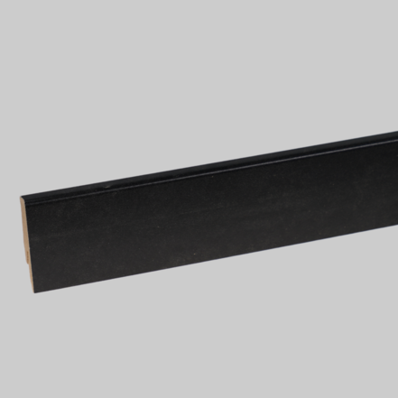 Stecksockelleiste Schwarz