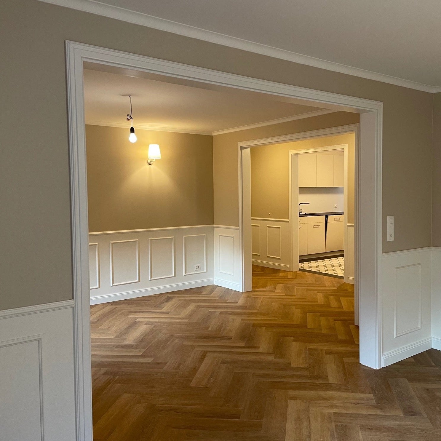 Modernes Fischgerät Design braun