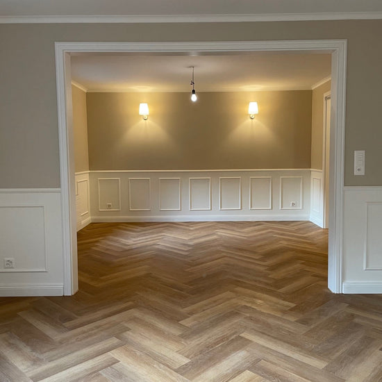 »Eiche Calathea« Fischgrät Klebevinyl 1m²