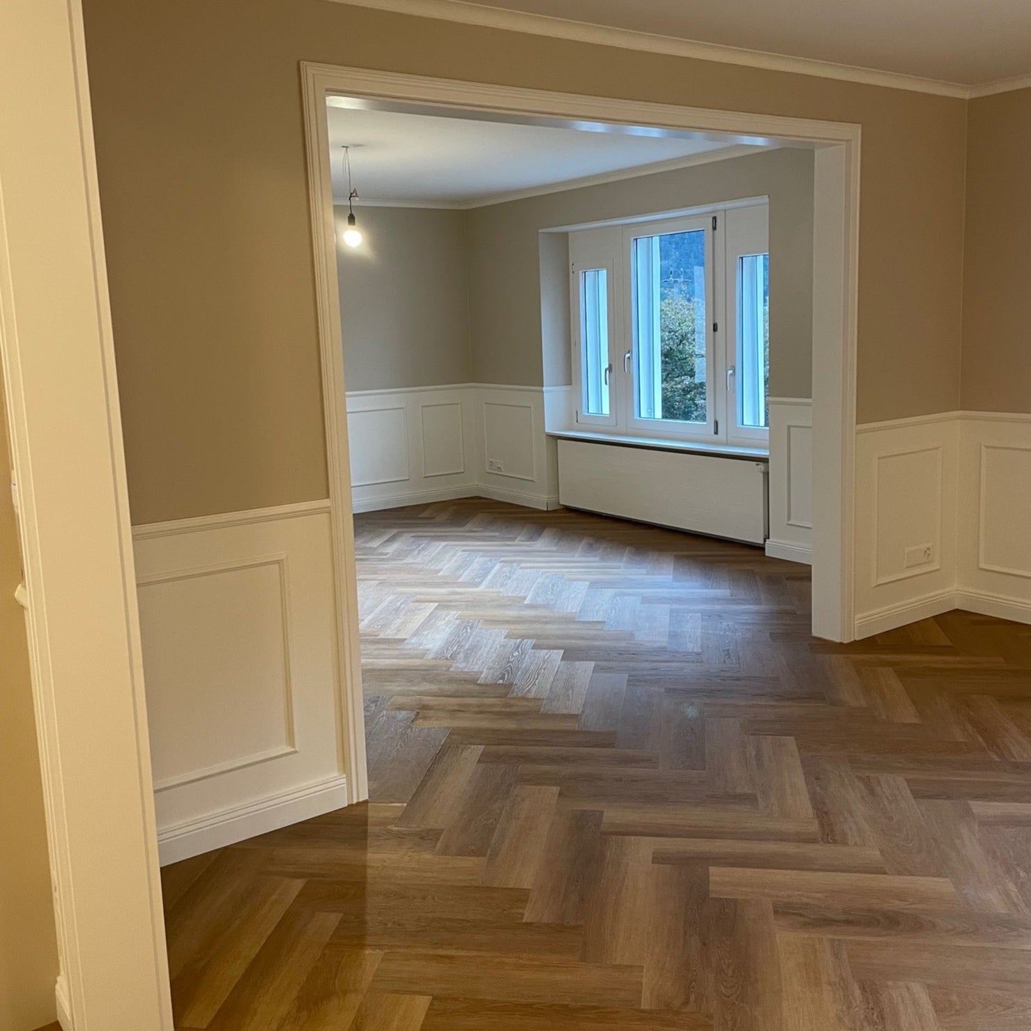 »Eiche Calathea« Fischgrät Klebevinyl 1m²