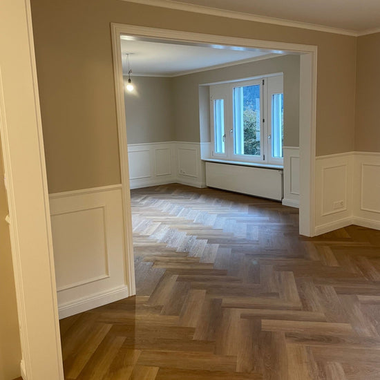 »Eiche Calathea« Fischgrät Klebevinyl 1m²