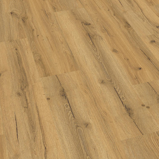 Klick-Vinyl in braun mit Holzoptik