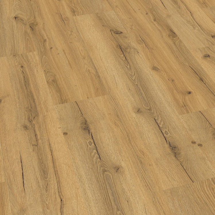 Klick-Vinyl in braun mit Holzoptik