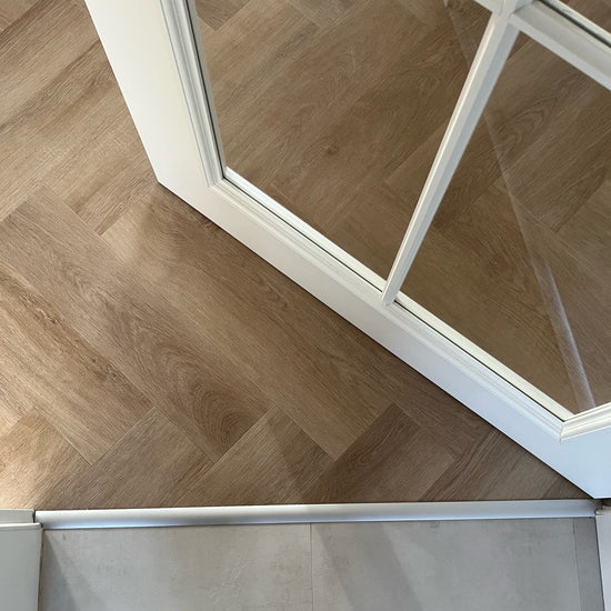 »Eiche Oleander« Fischgrät Klebevinyl 1m²