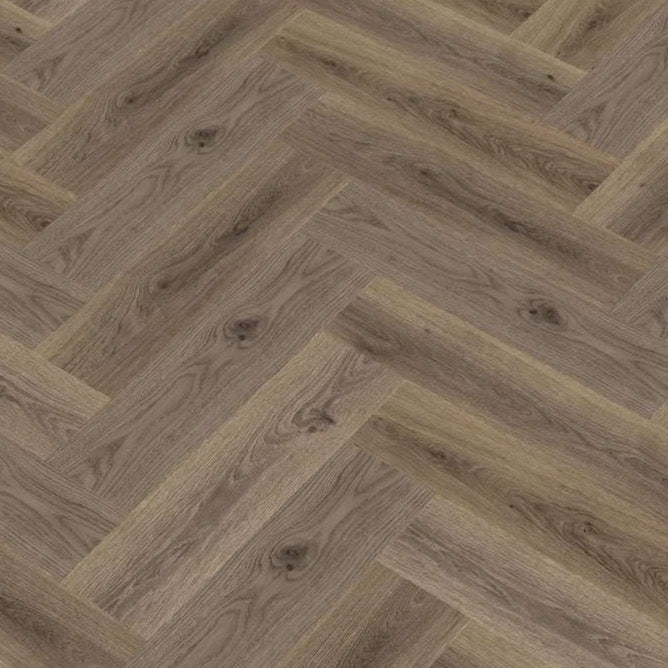 Fischgerät Design in dunkelbraun