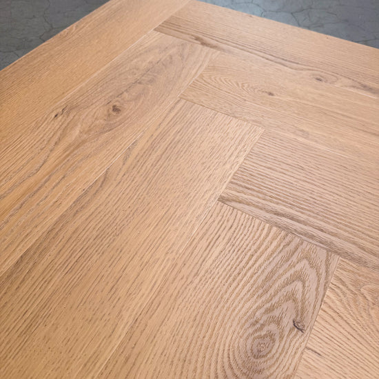 »Honey Oak« Premium Klick-Vinyl Fischgrät