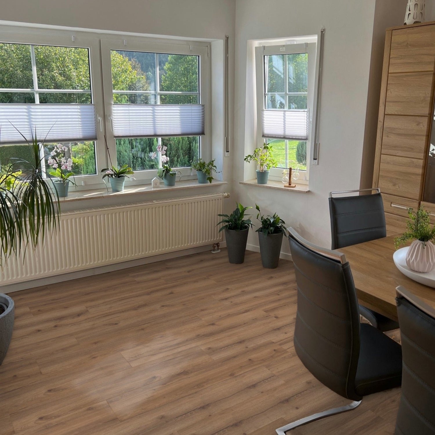 Klick-Vinyl braune Holzoptik