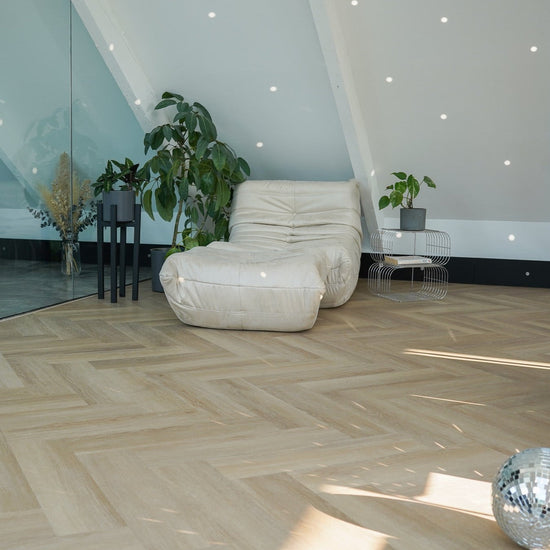 »Eiche Oleander« Fischgrät Klebevinyl 1m²