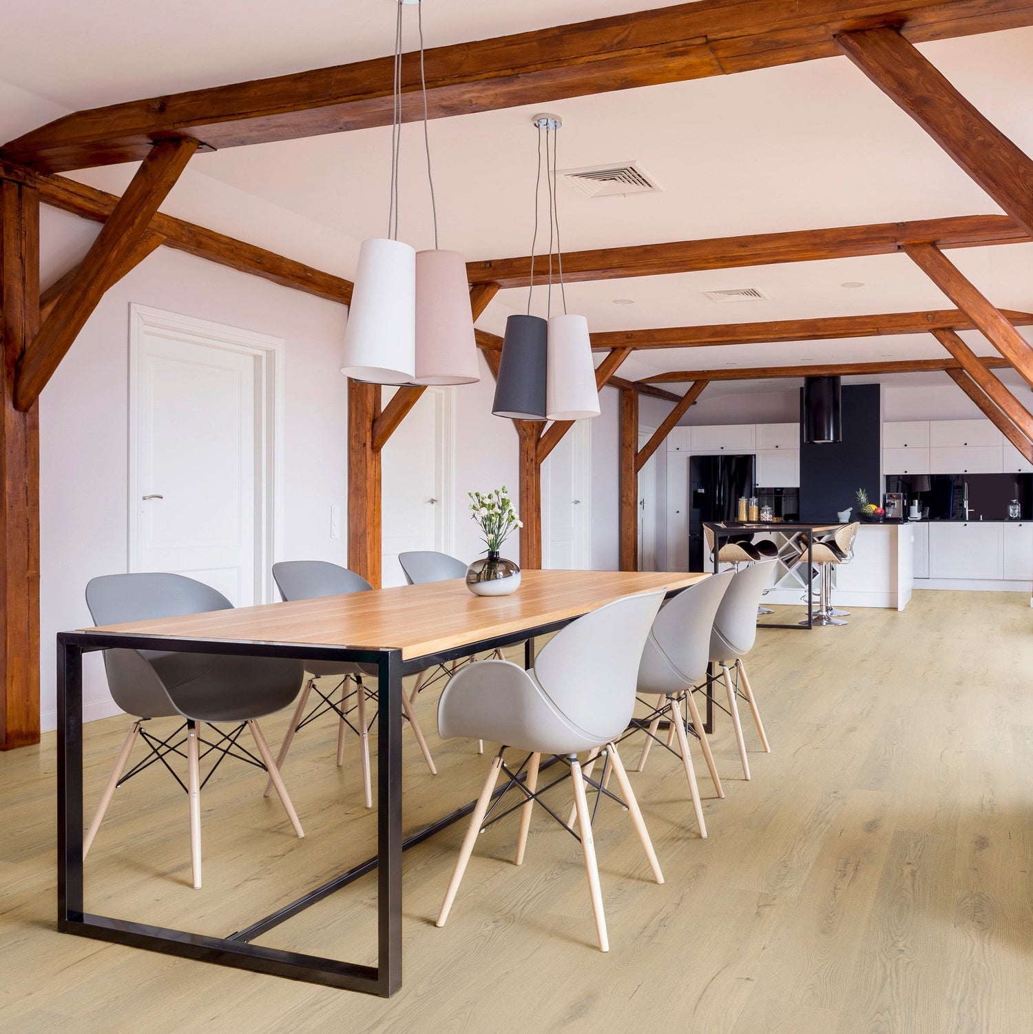 »Light Oak« Premium Klick-Vinyl 1m²