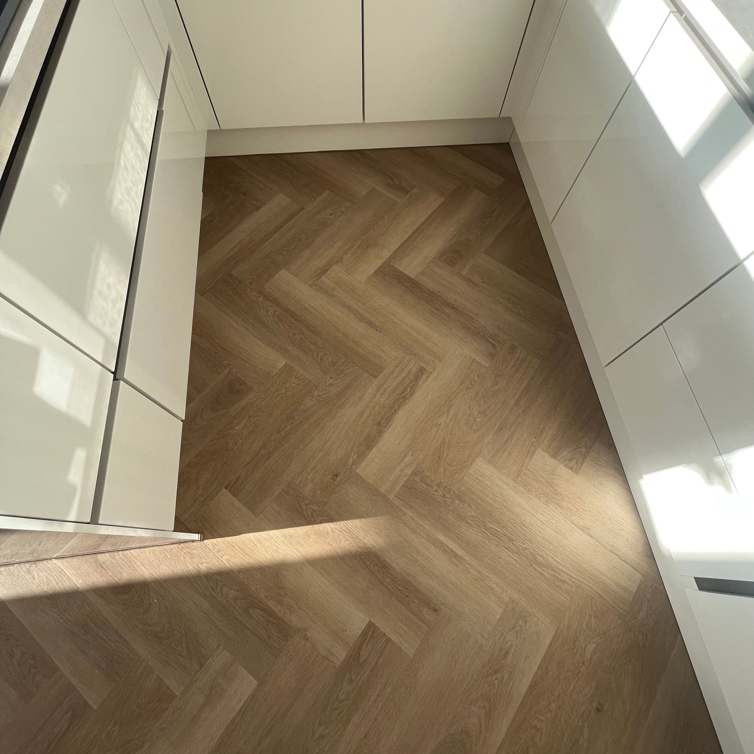 »Eiche Oleander« Fischgrät Klebevinyl 1m²