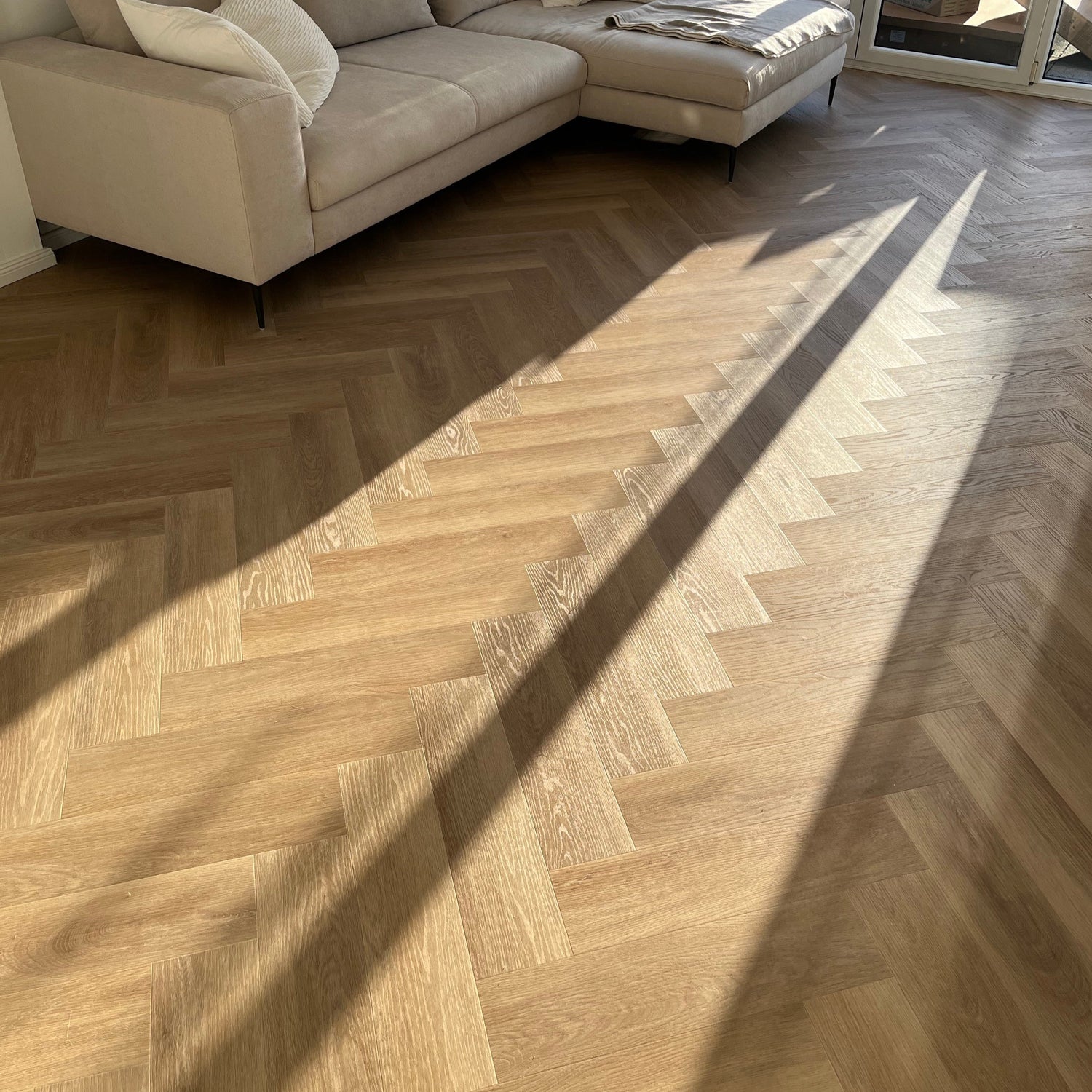 »Eiche Oleander« Fischgrät Klebevinyl 1m²