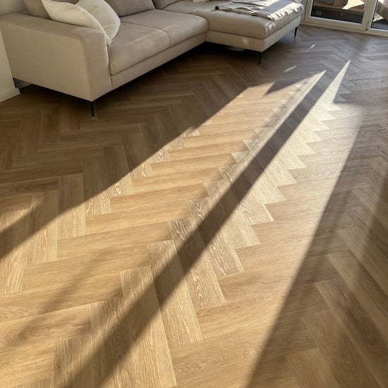 »Eiche Oleander« Fischgrät Klebevinyl 1m²