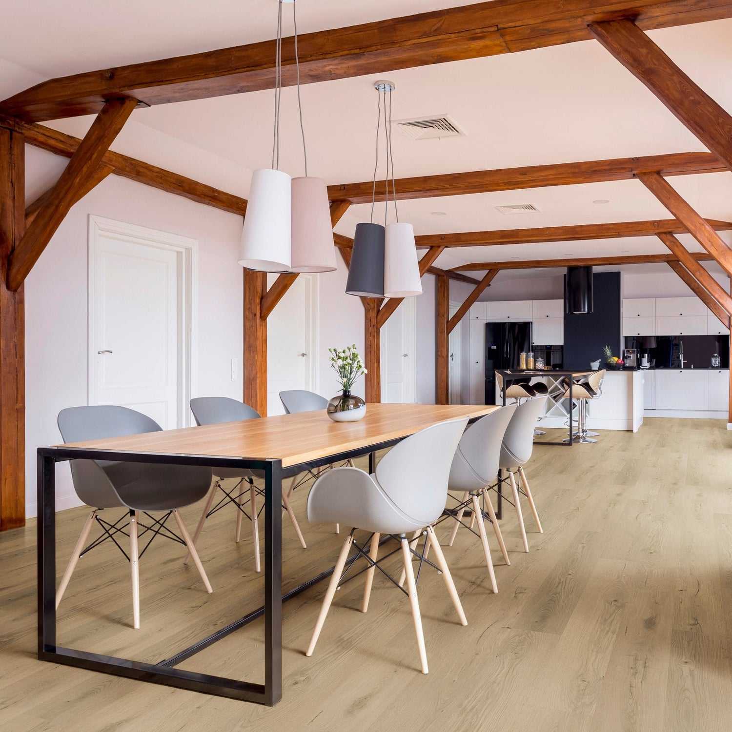 »Natural Oak« Premium Klick-Vinyl 1m²