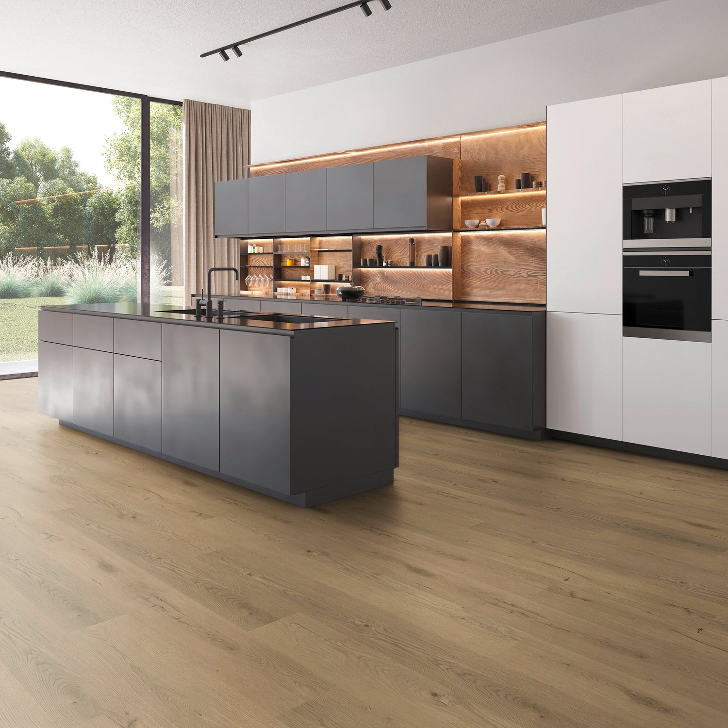 »Natural Oak« Premium Klick-Vinyl 1m²