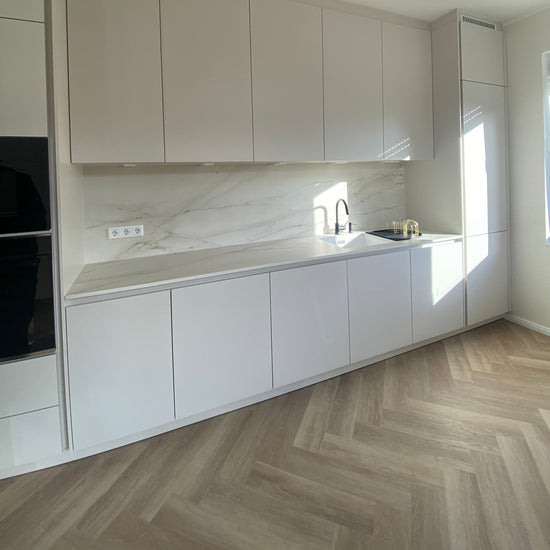 »Eiche Oleander« Fischgrät Klebevinyl 1m²