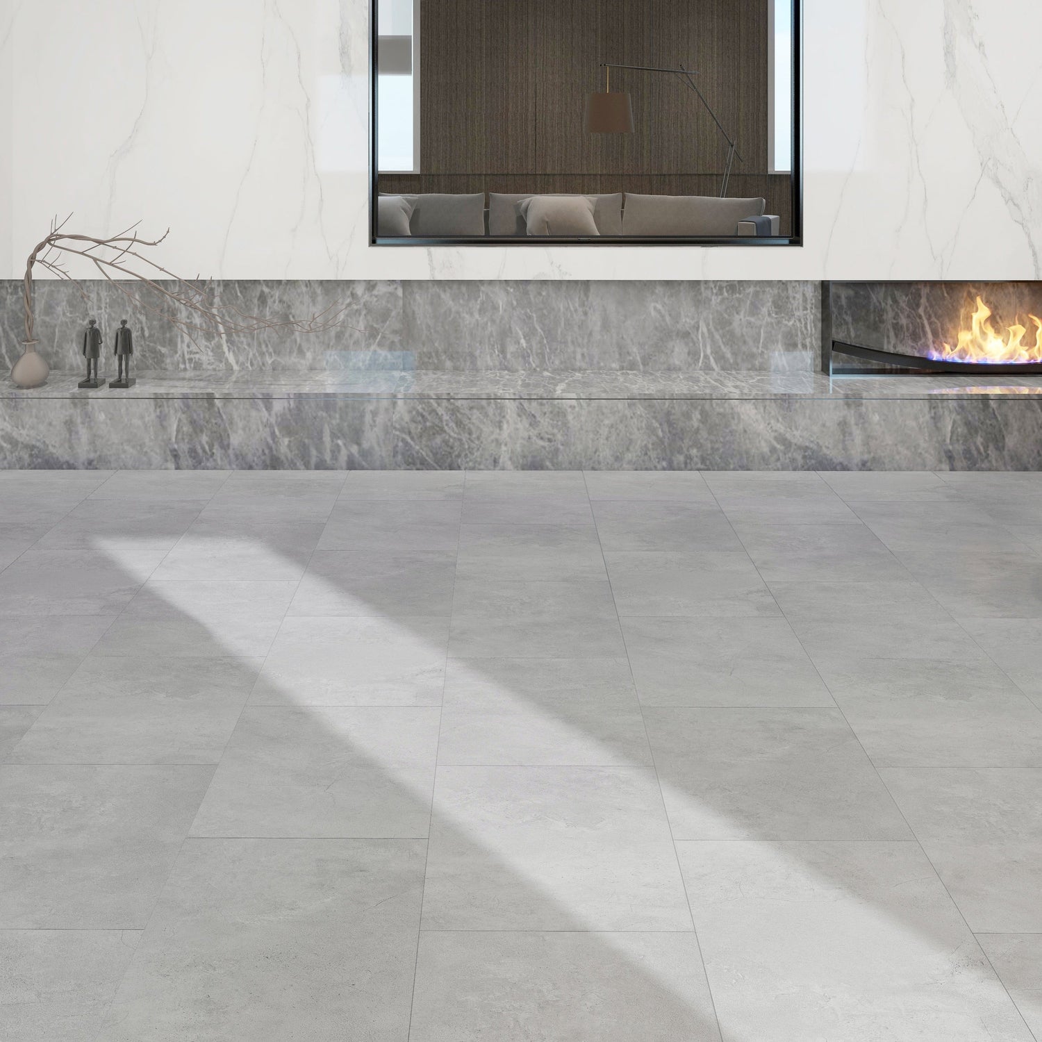 »Concrete Light« Klick-Vinylboden 1m²