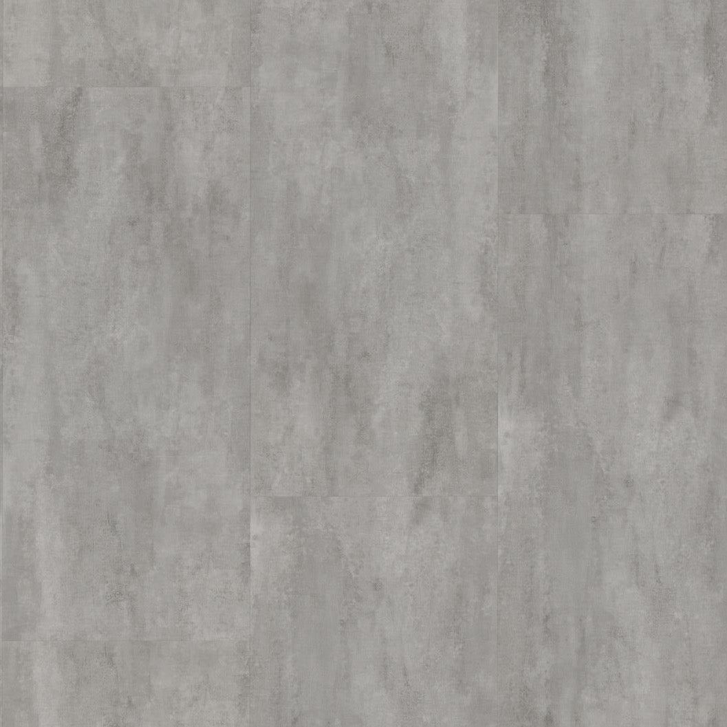 Klick-Vinyl in grauer Fliesenoptik