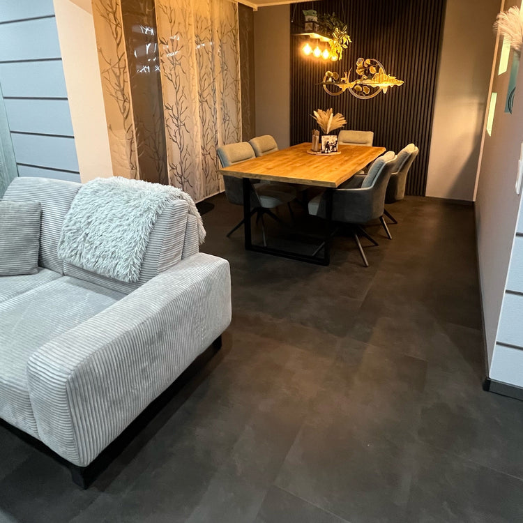»Teide« SPC Vinylboden Unique Fliesenoptik Esszimmer