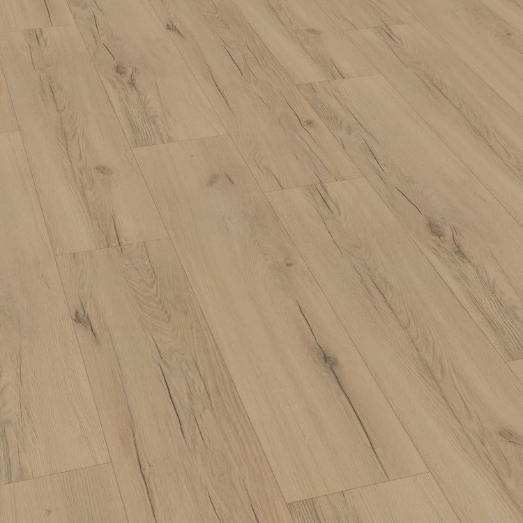 Klick-Vinyl in beiger Holzoptik