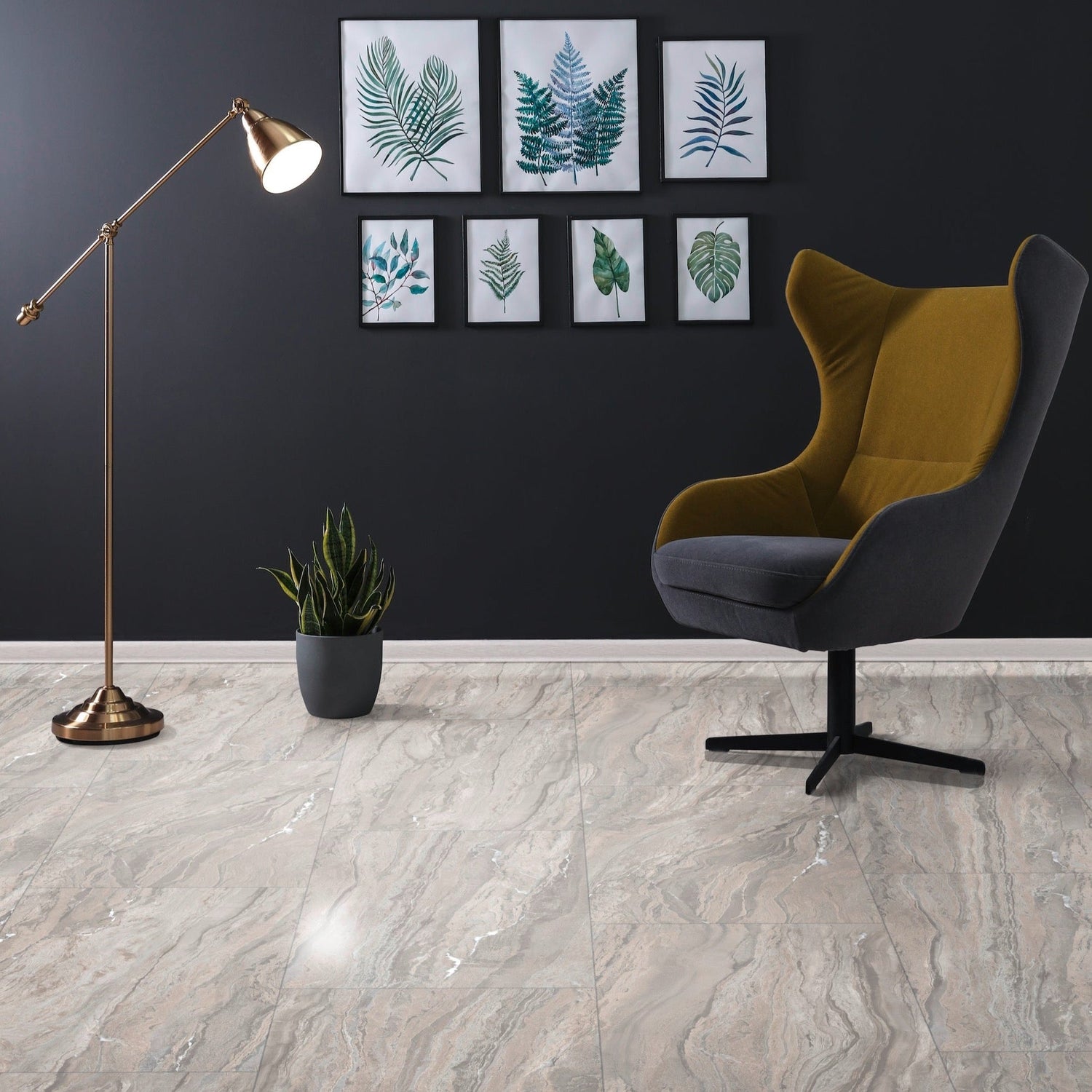 »Champagne Gloss« Klick-Vinylboden 1m²