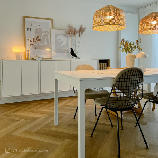 »Eiche Calathea« Fischgrät Klebevinyl 1m²