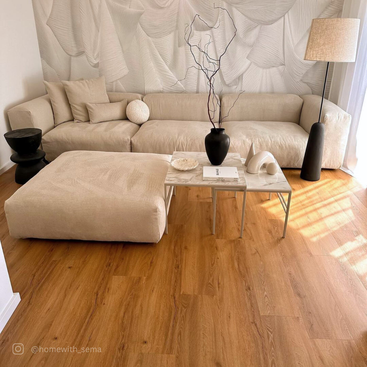 Naturidentischen Oberfläche in Braun Wohnzimmer