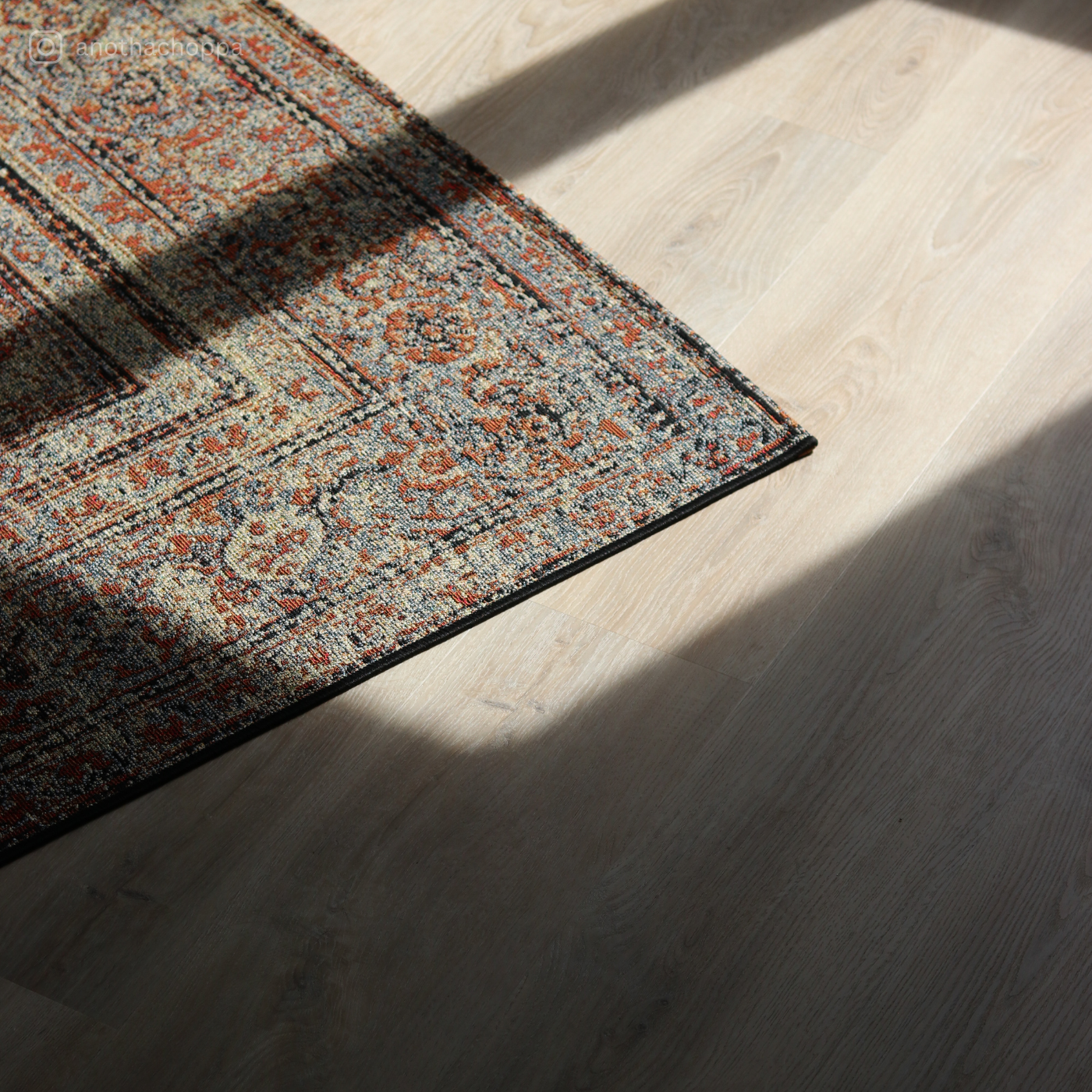 Extrem strapazierfähiger & pflegeleichter Draufsicht in Beige, Braun Teppich