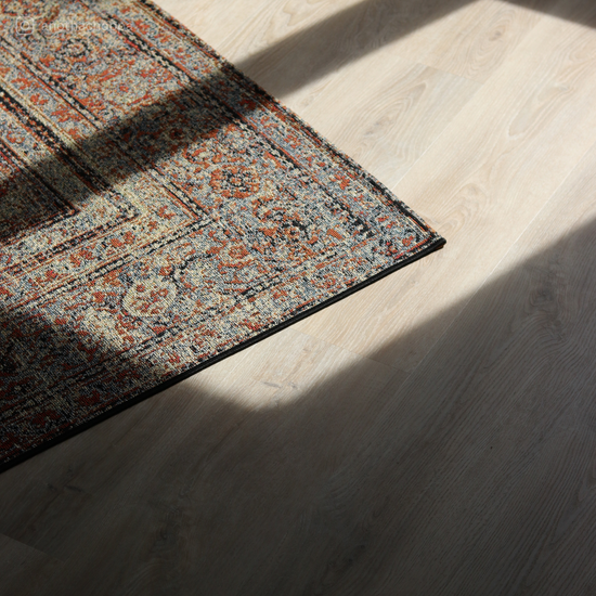 Extrem strapazierfähiger & pflegeleichter Draufsicht in Beige, Braun Teppich