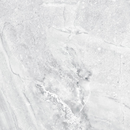 Klick-Vinyl Fliese in Hochglanzoptik hellgrau