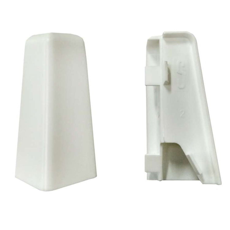 Außenecke Weiß 58mm (2 Stück)Außenecke Weiß 58mm (2 Stück)