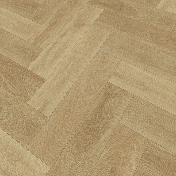 Draufsicht modernes Fischgrät-Design in Beige