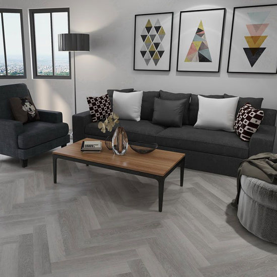 »Eiche Sago« Fischgrät Klebevinyl