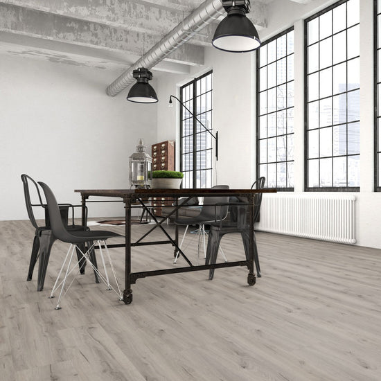 Klick-Vinyl Design in grau/braun