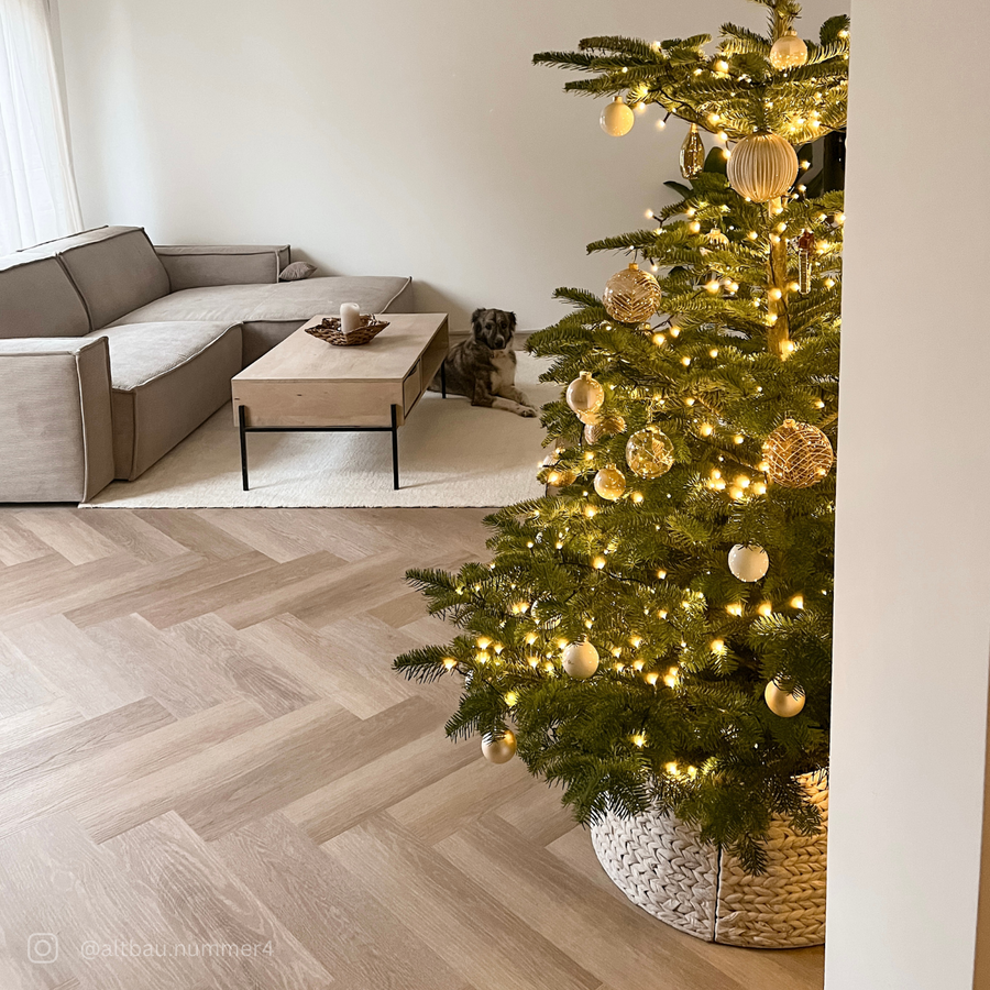 »Eiche Oleander« Fischgrät Klebevinyl 1m²