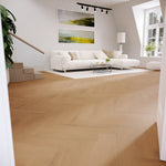 »Honey Oak« Premium Klick-Vinyl Fischgrät