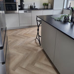 »Eiche Oleander« Fischgrät Klebevinyl 1m²