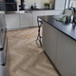 »Eiche Oleander« Fischgrät Klebevinyl 1m²