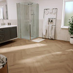 »Natural Oak« Premium Klick-Vinyl Fischgrät