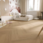 »Natural Oak« Premium Klick-Vinyl Fischgrät