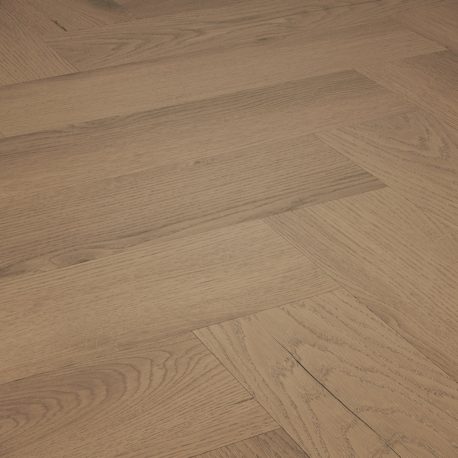 »Natural Oak« Premium Klick-Vinyl Fischgrät
