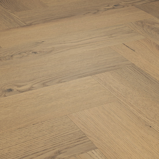 »Light Oak« Premium Klick-Vinyl Fischgrät