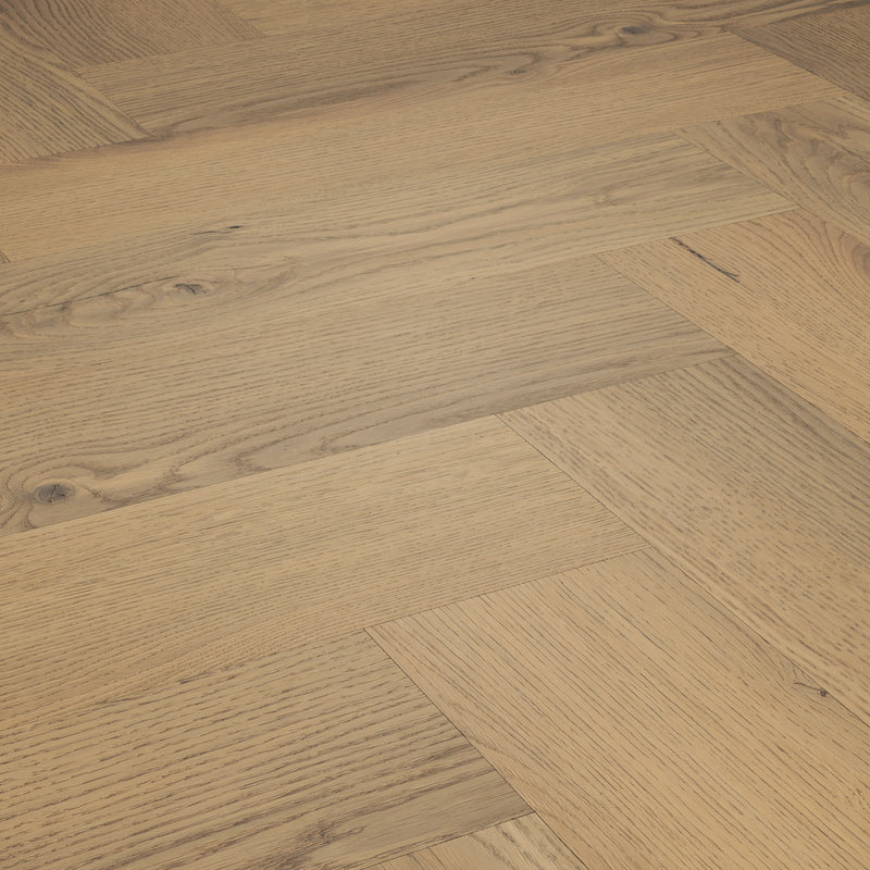 »Light Oak« Premium Klick-Vinyl Fischgrät