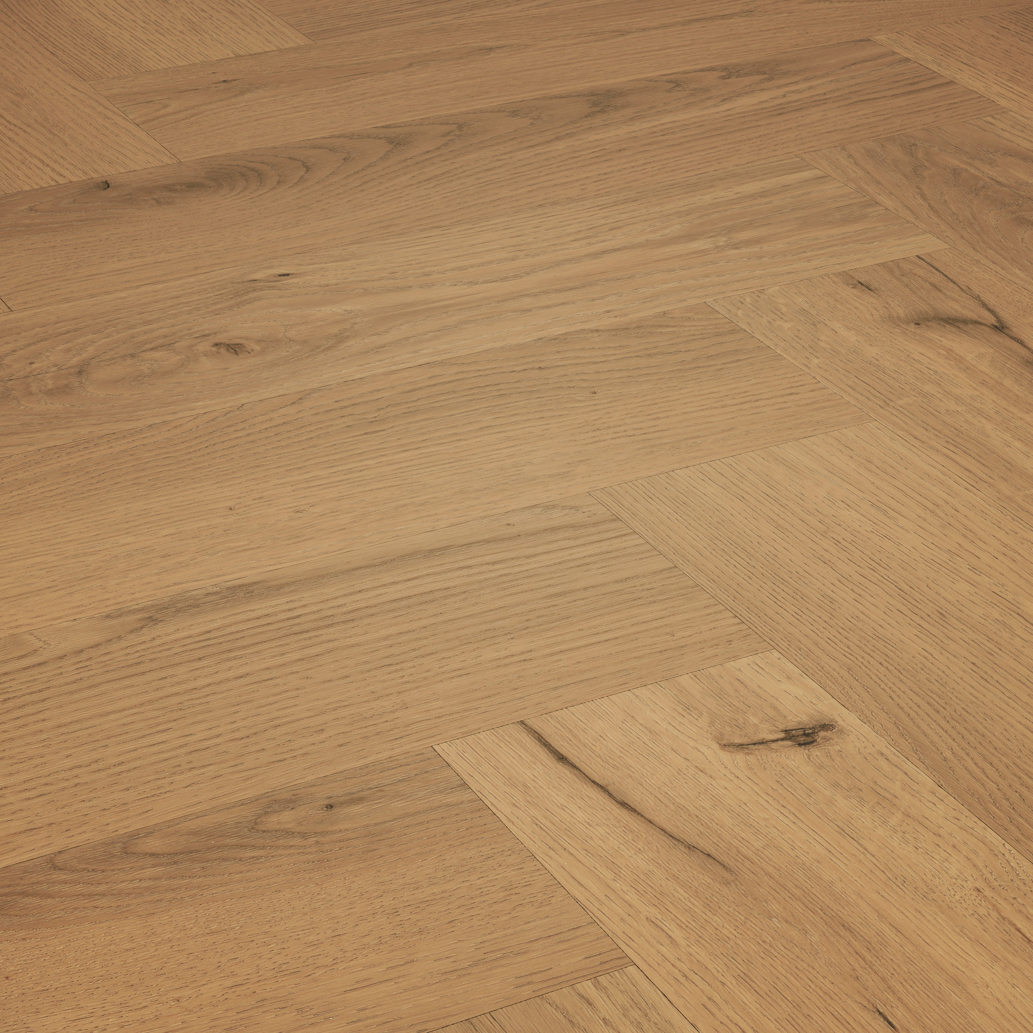 »Honey Oak« Premium Klick-Vinyl Fischgrät