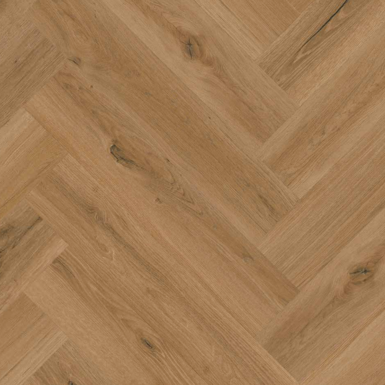 Stalen »Golden Oak« Premium Klik-Vinyl Visgraat