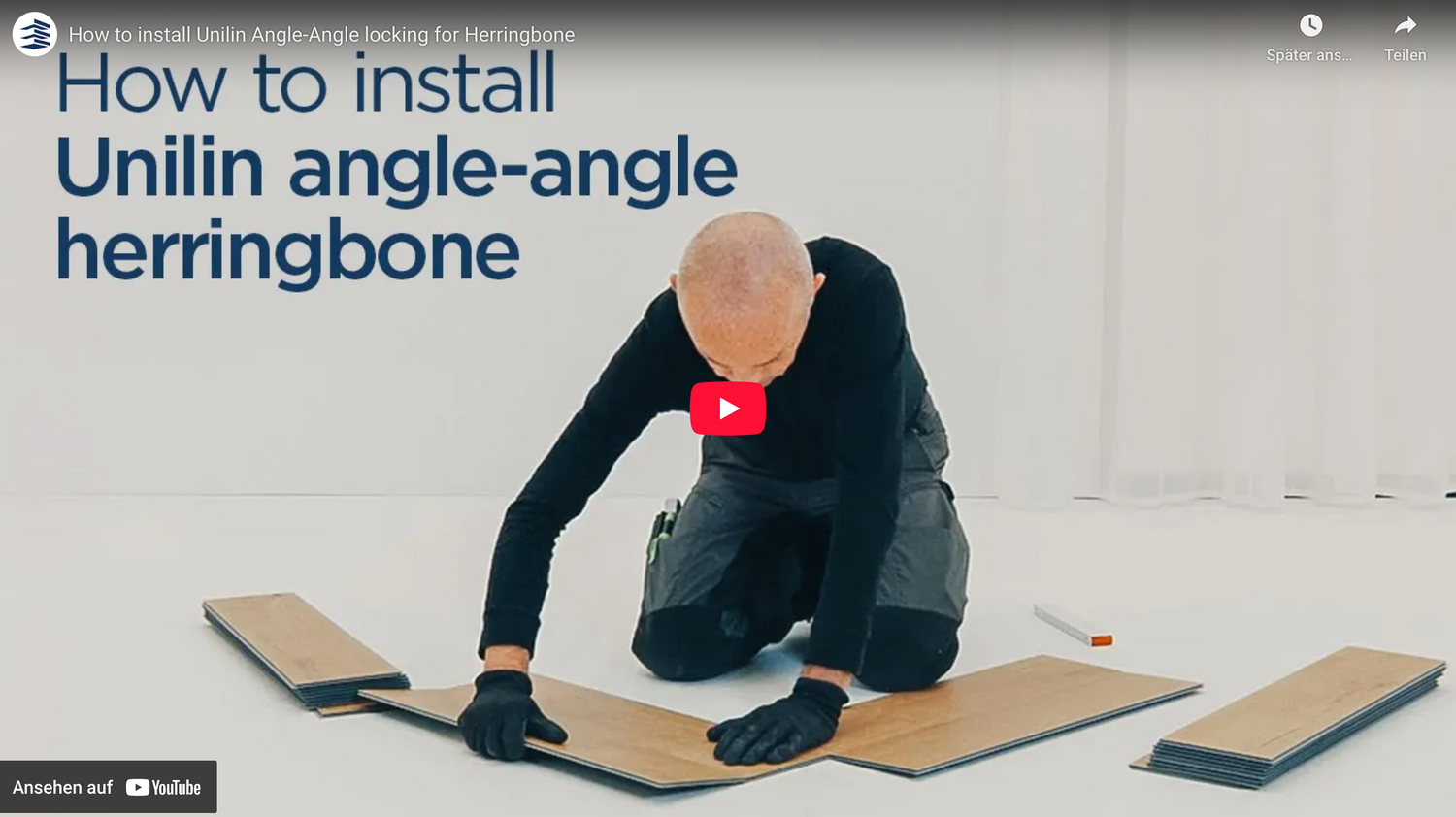 Video laden: Fischgrät Verlegeanleitung