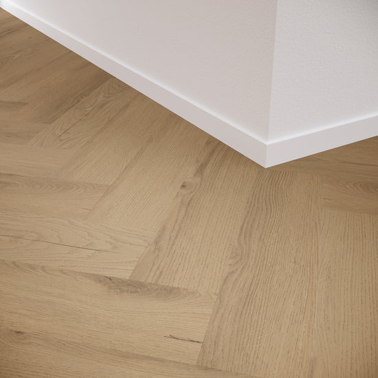 »Natural Oak« Premium Klick-Vinyl Fischgrät
