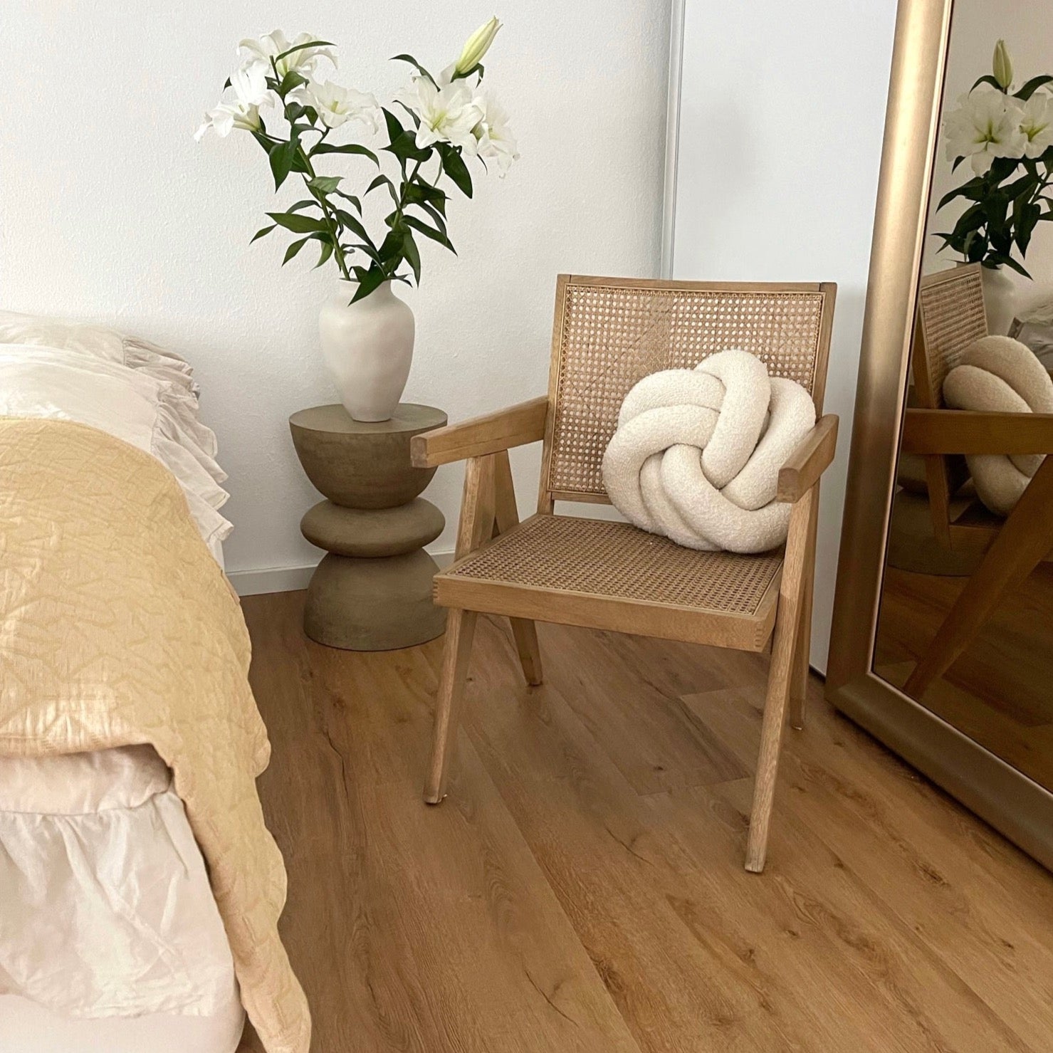 »Eiche Ibiza« SPC Vinylboden Unique Holzoptik Schlafzimmer