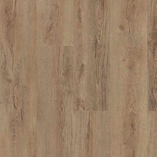 Draufsicht authentische Holznachbildung in Braun vom Klick-Vinylboden Eiche Vanezia